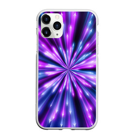 Чехол для iPhone 11 Pro Max матовый с принтом Неоновые стрелы в городе Новоалтайск, Силикон |  | космос | лучи | неон | пространство | стрелы