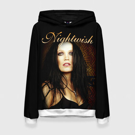 Женская толстовка 3D с принтом Nightwish в городе Новоалтайск, 100% полиэстер  | двухслойный капюшон со шнурком для регулировки, мягкие манжеты на рукавах и по низу толстовки, спереди карман-кенгуру с мягким внутренним слоем. | havy metal | music band | nightwish | nuclear blast | tarja | найтвиш | симфоник метал | тарья | туомас холопайнен | турунен | эмппу вуоринен