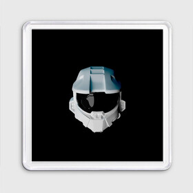 Магнит 55*55 с принтом Halo Infinite White в городе Новоалтайск, Пластик | Размер: 65*65 мм; Размер печати: 55*55 мм | Тематика изображения на принте: game | games | halo | heilo | master chif | spartan | игра | игры | ковенант | ковенанты | мастер чиф | спартанец | хало | хейло | хэйло