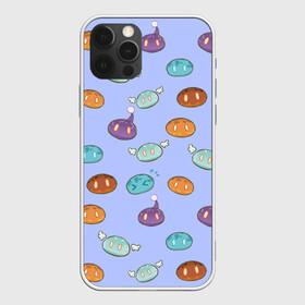Чехол для iPhone 12 Pro Max с принтом Genshin impact Slimes | Слаймы в городе Новоалтайск, Силикон |  | Тематика изображения на принте: genshin | genshin impact | slime | геншин | геншин импакт | паттерн | слаймы | слизьни
