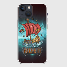 Чехол для iPhone 13 mini с принтом Valheim Корабль в городе Новоалтайск,  |  | fantasy | mmo | valheim | valve | валхейм | вальхейм | викинги | выживалка | игра | королевская битва | ммо | ролевая игра | фэнтази