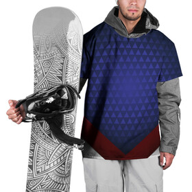 Накидка на куртку 3D с принтом Blue abstract в городе Новоалтайск, 100% полиэстер |  | luxury | versace | vip | абстракция | версаче | вип | паттерн | роскошь | текстуры