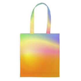 Шоппер 3D с принтом Желтый градиент в городе Новоалтайск, 100% полиэстер | Плотность: 200 г/м2; Размер: 34×35 см; Высота лямок: 30 см | абстракция | градиент | перелив | плавность | свет | цвет