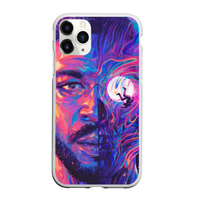 Чехол для iPhone 11 Pro матовый с принтом KiD CuDi | КиД КуДи в городе Новоалтайск, Силикон |  | Тематика изображения на принте: bape | bape cudi | bape kid cudi | dape kid | kid cudi | neon | paint | space | байе кид | бейп | бейп кид куди | бейп куди | борода | брызги краски | бэйп | взгляд | голова | кид куди | космос | краска | крупным планом | лицо | луна