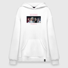 Худи SuperOversize хлопок с принтом BLACKPINK How You Like That в городе Новоалтайск, 70% хлопок, 30% полиэстер, мягкий начес внутри | карман-кенгуру, эластичная резинка на манжетах и по нижней кромке, двухслойный капюшон
 | black | blackpink | chae | jennie | jisoo | kim | kpop | lalisa | lisa | manoban | park | pink | rose | young | дженни | джису | ён | ким | лалиса | лиса | манобан | пак | розэ | че