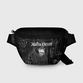 Поясная сумка 3D с принтом Магическая Битва | Jujutsu Kaisen  в городе Новоалтайск, 100% полиэстер | плотная ткань, ремень с регулируемой длиной, внутри несколько карманов для мелочей, основное отделение и карман с обратной стороны сумки застегиваются на молнию | anime | jujutsu kaisen | manga | sorcery fight | аниме | годжо сатору | итадори юдзи | магическая битва | манга