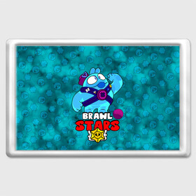 Магнит 45*70 с принтом Brawl Stars/Squeak в городе Новоалтайск, Пластик | Размер: 78*52 мм; Размер печати: 70*45 | Тематика изображения на принте: belle | brawl stars | kids | squeak | белль | бравл старс | бравлеры | детские игры | детям | логотипы игр | мифический боец | морской бравлер | персонажи игр | сквик | скуик
