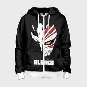 Детская толстовка 3D на молнии с принтом BLEACH MASK в городе Новоалтайск, 100% полиэстер |  манжеты и пояс оформлены широкой мягкой резинкой, двухслойный капюшон со шнурком для регулировки, спереди карманы и застежка-молния
 | anime | bleach | hollow | ichigo | kurosaki | manga | mask | matsumoto | rangiku | samurai | shihoin | yoruichi | аниме | блич | ичиго | йоруичи | куросаки | манга | маска | мацумото | онимэ | рангику | самурай | шихоин