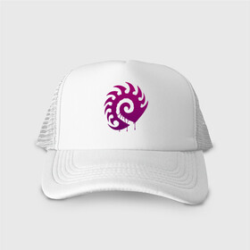Кепка тракер с сеткой с принтом Zerg logo mini | Purple в городе Новоалтайск, трикотажное полотно; задняя часть — сетка | длинный козырек, универсальный размер, пластиковая застежка | drone | hydralisk | lurker | mutalisk | overseer | roach | zerg | zergling | гидрал | дрон | зерг | зерлинг | люркер | мутал | нидус | оверлорд | собаки