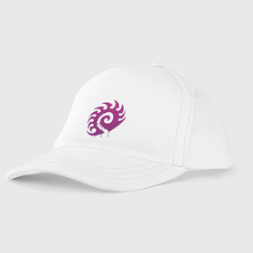Детская бейсболка с принтом Zerg logo mini | Purple в городе Новоалтайск, 100% хлопок | классический козырек, металлическая застежка-регулятор размера | Тематика изображения на принте: drone | hydralisk | lurker | mutalisk | overseer | roach | zerg | zergling | гидрал | дрон | зерг | зерлинг | люркер | мутал | нидус | оверлорд | собаки