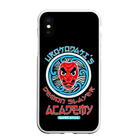 Чехол для iPhone XS Max матовый с принтом УРОКОДАКИ АКАДЕМИЯ (НА СПИНЕ) в городе Новоалтайск, Силикон | Область печати: задняя сторона чехла, без боковых панелей | anime | urokodakis academy. | академия | аниме | клинок рассекающий демонов | манга | мультик | мультфильм | сериал | урокодаки