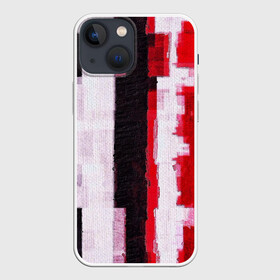 Чехол для iPhone 13 mini с принтом BLACKRED в городе Новоалтайск,  |  | abstract | абстракция | молодежное | полосатое | черно красное