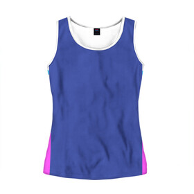 Женская майка 3D с принтом NEON GRADIENT FITNESS UNIFORM в городе Новоалтайск, 100% полиэстер | круглая горловина, прямой силуэт, длина до линии бедра | abstraction | geometry | hexagon | neon | paints | stripes | texture | triangle | абстракция | брызги | геометрия | краски | неон | соты | текстура