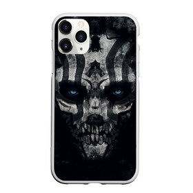 Чехол для iPhone 11 Pro матовый с принтом OLD SHAMAN в городе Новоалтайск, Силикон |  | hardcore | shaman | skull | готика | неформальное | череп | шаман