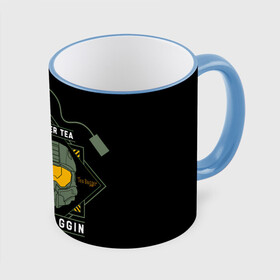 Кружка с принтом Master tea в городе Новоалтайск, керамика | ёмкость 330 мл | game | games | halo | heilo | master chif | spartan | tea | игра | игры | ковенант | ковенанты | мастер чиф | спартанец | хало | хейло | хэйло | чай