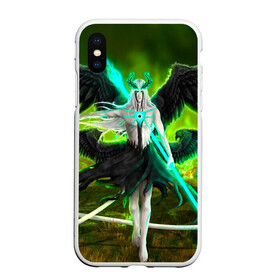 Чехол для iPhone XS Max матовый с принтом Ulquiorra Schiffer Bleach в городе Новоалтайск, Силикон | Область печати: задняя сторона чехла, без боковых панелей | anime | archangel | art | aurora | bleach | manga | schiffer | ulquiorra | аниме | арт | блич | манга