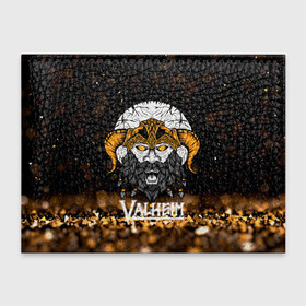 Обложка для студенческого билета с принтом Valheim Viking Gold в городе Новоалтайск, натуральная кожа | Размер: 11*8 см; Печать на всей внешней стороне | fantasy | mmo | valheim | valve | валхейм | вальхейм | викинги | выживалка | игра | королевская битва | ммо | ролевая игра | фэнтази