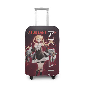 Чехол для чемодана 3D с принтом azur lane в городе Новоалтайск, 86% полиэфир, 14% спандекс | двустороннее нанесение принта, прорези для ручек и колес | anime | azur lane | girl | аниме | девушка | лазурный путь