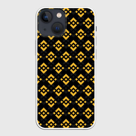 Чехол для iPhone 13 mini с принтом ЭМБЛЕМА БИНАНС ПАТТЕРН BINANCE в городе Новоалтайск,  |  | bitcoin | blockchain | btc | cardano | crypto | ethereum | polkadot | tether | xrp | бинанс | биткоин | блокчейн | валюта | деньги | криптовалюта | майнер | майнинг | цифровая валюта | цифровое золото | эфир