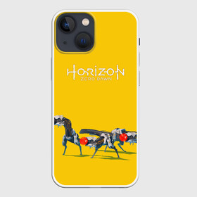 Чехол для iPhone 13 mini с принтом Элой на охоте в городе Новоалтайск,  |  | action | aloy | game | games | horizon zero down | rpg | визор | игра | игры | рпг | харайзен зиро дон | хорайзен зира давн | экшен | элой
