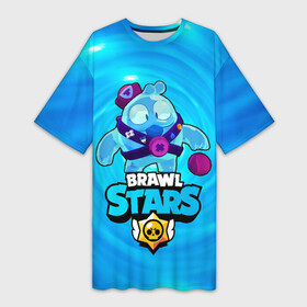 Платье-футболка 3D с принтом Сквик Squeak Brawl Stars в городе Новоалтайск,  |  | bele | belle | brawl | brawl stars | brawlstars | brawl_stars | squeak | белле | белль | бель | бравл | бравлстарс | писк | сквик