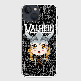 Чехол для iPhone 13 mini с принтом Valheim Girl в городе Новоалтайск,  |  | fantasy | mmo | valheim | valve | валхейм | вальхейм | викинги | выживалка | игра | королевская битва | ммо | ролевая игра | фэнтази
