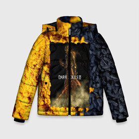 Зимняя куртка для мальчиков 3D с принтом DARK SOULS 3 в городе Новоалтайск, ткань верха — 100% полиэстер; подклад — 100% полиэстер, утеплитель — 100% полиэстер | длина ниже бедра, удлиненная спинка, воротник стойка и отстегивающийся капюшон. Есть боковые карманы с листочкой на кнопках, утяжки по низу изделия и внутренний карман на молнии. 

Предусмотрены светоотражающий принт на спинке, радужный светоотражающий элемент на пуллере молнии и на резинке для утяжки | dark souls | darksouls | tegunvte | темные души