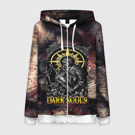 Женская толстовка 3D на молнии DARKSOULS | ТЕМНЫЕ ДУШИ: в городе Новоалтайск, 100% полиэстер | длина до линии бедра, манжеты и пояс оформлены мягкой тканевой резинкой, двухслойный капюшон со шнурком для регулировки, спереди молния, по бокам два кармана | dark souls | darksouls | tegunvte | темные души