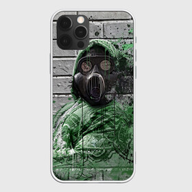 Чехол для iPhone 12 Pro Max с принтом Сталкер | Метро в городе Новоалтайск, Силикон |  | Тематика изображения на принте: metro | stalker | маска | метро | противогаз | респиратор | сталкер