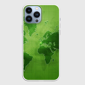 Чехол для iPhone 13 Pro Max с принтом Карта мира в городе Новоалтайск,  |  | глобус | земля | карта | карта мира | континенты | материки | мир | планета | цифры