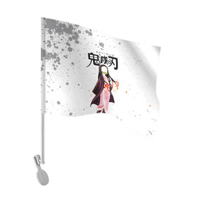 Флаг для автомобиля с принтом Nezuko Kamado Kimetsu no Yaiba в городе Новоалтайск, 100% полиэстер | Размер: 30*21 см | demon slayer | kamado | kimetsu no yaiba | nezuko | tanjiro | аниме | гию томиока | зеницу агацума | иноске хашибира | камадо | клинок | корзинная девочка | манга | музан кибуцуджи | незуко | рассекающий демонов | танджиро