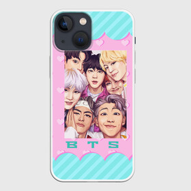 Чехол для iPhone 13 mini с принтом BTS совместный портрет арт в городе Новоалтайск,  |  | bts | k pop | kpop | rm | аниме | бтс | ви | джей хоуп | джонгук | кпоп | сюга | чимин | чин | япония