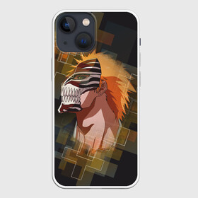 Чехол для iPhone 13 mini с принтом Блич. Маска в городе Новоалтайск,  |  | Тематика изображения на принте: bleach | аниме | блич | кресты | куросаки итиго | манга | маска | синигами