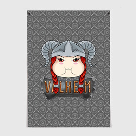 Постер с принтом Valheim рыжая девушка викинг в городе Новоалтайск, 100% бумага
 | бумага, плотность 150 мг. Матовая, но за счет высокого коэффициента гладкости имеет небольшой блеск и дает на свету блики, но в отличии от глянцевой бумаги не покрыта лаком | fantasy | mmo | valheim | valve | валхейм | вальхейм | викинги | выживалка | игра | королевская битва | ммо | ролевая игра | фэнтази
