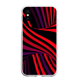 Чехол для iPhone XS Max матовый с принтом Оптическая иллюзия в городе Новоалтайск, Силикон | Область печати: задняя сторона чехла, без боковых панелей | абстракция | геометрия | градиент | иллюзия | линии | спираль | труба