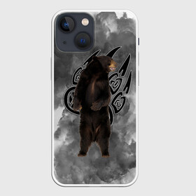 Чехол для iPhone 13 mini с принтом НЕ БУДИ ЛИХО  ВЕЛЕС в городе Новоалтайск,  |  | бог | велес | не буди лихо | оберег | россия | славяне | славянская культура | славянская символика | славянские