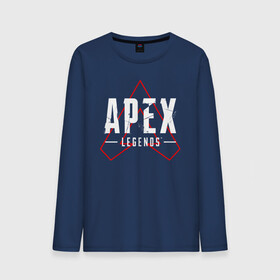 Мужской лонгслив хлопок с принтом APEX LEGENDS LOGO в городе Новоалтайск, 100% хлопок |  | apex | apex legends | battle | battle royal | bloodhound | titanfall | wraith | апекс | апекс легендс | батл рояль | битва | война | каустик | королевская битва