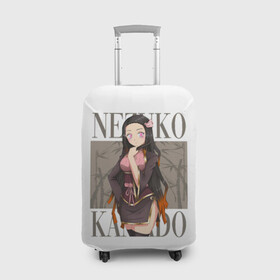 Чехол для чемодана 3D с принтом Nezuko Kamado Kimetsu no Yaiba в городе Новоалтайск, 86% полиэфир, 14% спандекс | двустороннее нанесение принта, прорези для ручек и колес | demon slayer | kamado | kimetsu no yaiba | nezuko | tanjiro | аниме | гию томиока | зеницу агацума | иноске хашибира | камадо | клинок | корзинная девочка | манга | музан кибуцуджи | незуко | рассекающий демонов | танджиро