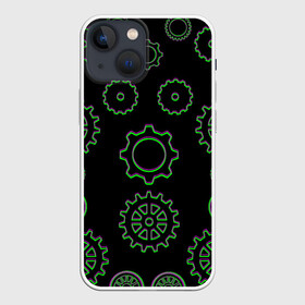 Чехол для iPhone 13 mini с принтом Шестерёнки Стимпанк в городе Новоалтайск,  |  | gears | mechanism | steampunk | механизм | стимпанк | шестерёнки