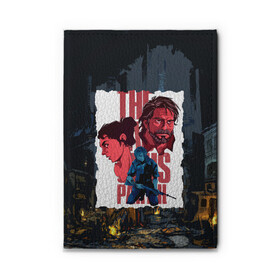 Обложка для автодокументов с принтом The Last of Us Joel&Ellie в городе Новоалтайск, натуральная кожа |  размер 19,9*13 см; внутри 4 больших “конверта” для документов и один маленький отдел — туда идеально встанут права | Тематика изображения на принте: ellie | game | joel | naughty dog | part 2 | the last of us | zombie | джоэл | зомби | одни из нас | элли