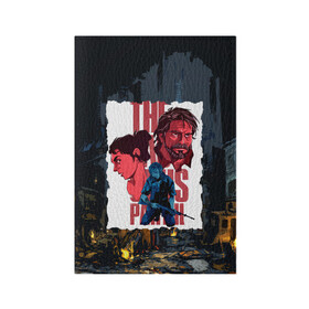 Обложка для паспорта матовая кожа с принтом The Last of Us Joel&Ellie в городе Новоалтайск, натуральная матовая кожа | размер 19,3 х 13,7 см; прозрачные пластиковые крепления | Тематика изображения на принте: ellie | game | joel | naughty dog | part 2 | the last of us | zombie | джоэл | зомби | одни из нас | элли