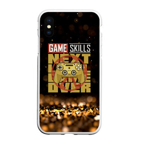 Чехол для iPhone XS Max матовый с принтом Next game over game skills в городе Новоалтайск, Силикон | Область печати: задняя сторона чехла, без боковых панелей | game | gamer | japan | джойстик | игрок | управление