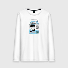 Мужской лонгслив хлопок с принтом MOB LOVES MILK МОБ ПСИХО 100 в городе Новоалтайск, 100% хлопок |  | 100 | anime | milk | milk package | mob | mob loves milk | mob psycho 100 | psycho | аниме | аниме герои | герои | еспер | кагеяма | кежуал | корова | коровка | манга | моб | моб психо 100 | молоко | пакет молока | психо | сигео | шигео | шигео