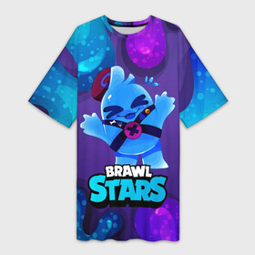 Платье-футболка 3D с принтом Сквик Squeak Brawl Stars в городе Новоалтайск,  |  | bele | belle | brawl | brawl stars | brawlstars | brawl_stars | squeak | белле | белль | бель | бравл | бравлстарс | писк | сквик