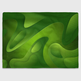 Плед 3D с принтом 3d Green abstract в городе Новоалтайск, 100% полиэстер | закругленные углы, все края обработаны. Ткань не мнется и не растягивается | luxury | versace | vip | абстракция | версаче | вип | паттерн | роскошь | текстуры