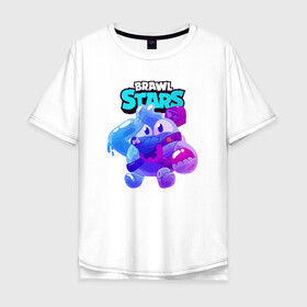 Мужская футболка хлопок Oversize с принтом Сквик Squeak Brawl Stars в городе Новоалтайск, 100% хлопок | свободный крой, круглый ворот, “спинка” длиннее передней части | Тематика изображения на принте: bele | belle | brawl | brawl stars | brawlstars | brawl_stars | squeak | белле | белль | бель | бравл | бравлстарс | писк | сквик