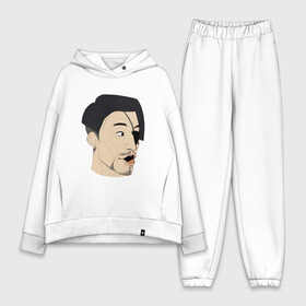 Женский костюм хлопок Oversize с принтом Pog Goro в городе Новоалтайск,  |  | game | games | japan | pog | yakuza | игра | игры | кадзума кирю | клан рюдо | подобный дракону | якудза | япония
