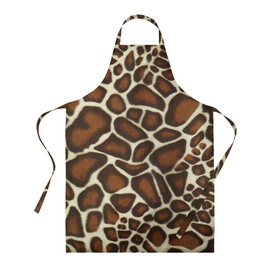 Фартук 3D Жираф: в городе Новоалтайск, 100% полиэстер | общий размер — 65 х 85 см, ширина нагрудника — 26 см, горловина — 53 см, длина завязок — 54 см, общий обхват в поясе — 173 см. Принт на завязках и на горловине наносится с двух сторон, на основной части фартука — только с внешней стороны | giraffe | животное | жираф | пятна | текстура