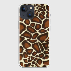 Чехол для iPhone 13 mini с принтом Жираф в городе Новоалтайск,  |  | giraffe | животное | жираф | пятна | текстура