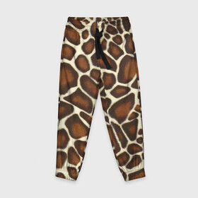 Детские брюки 3D Жираф: в городе Новоалтайск, 100% полиэстер | манжеты по низу, эластичный пояс регулируется шнурком, по бокам два кармана без застежек, внутренняя часть кармана из мелкой сетки | giraffe | животное | жираф | пятна | текстура